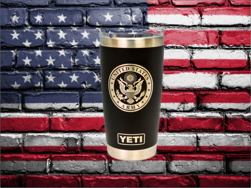 US Army Custom Engraved Tumbler or Bottle