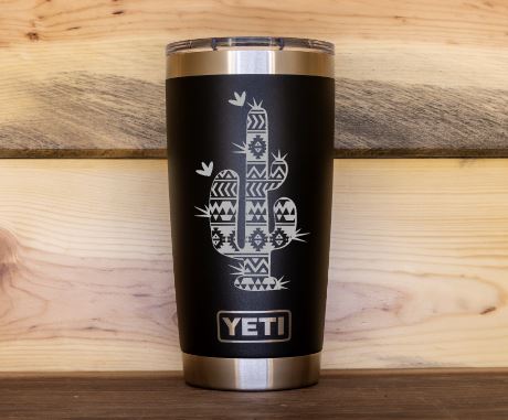 Cactus Custom Engraved Tumbler or Bottle