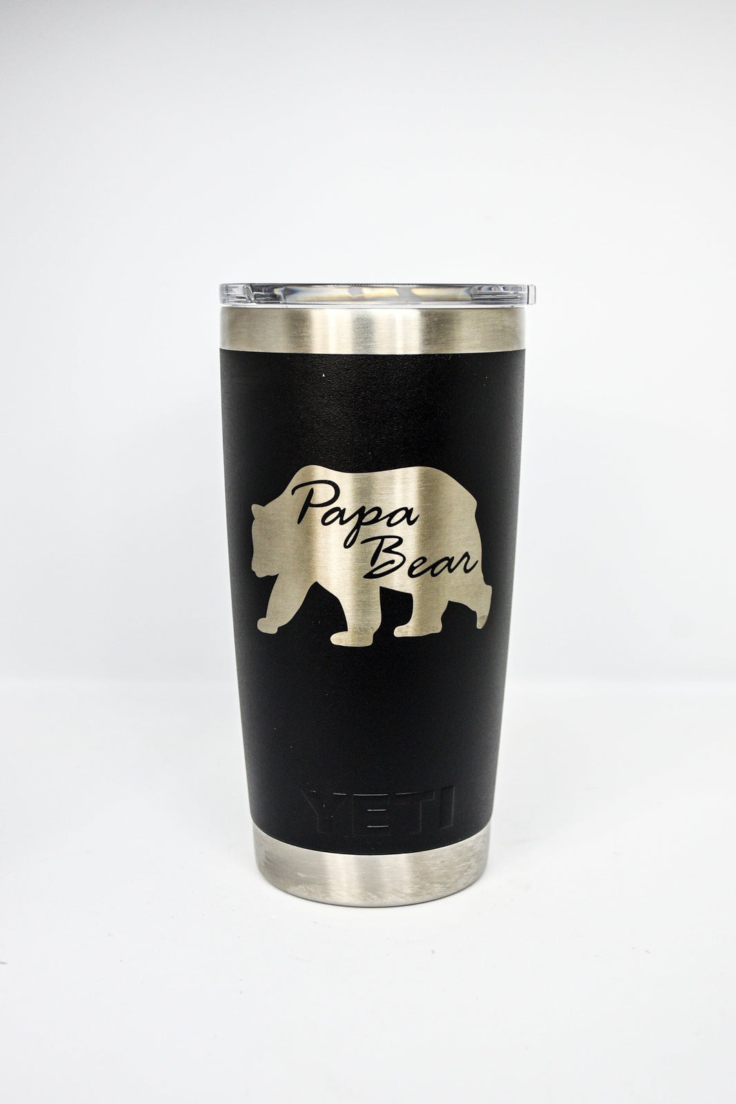 Papa Bear Custom Engraved Tumbler or Bottle