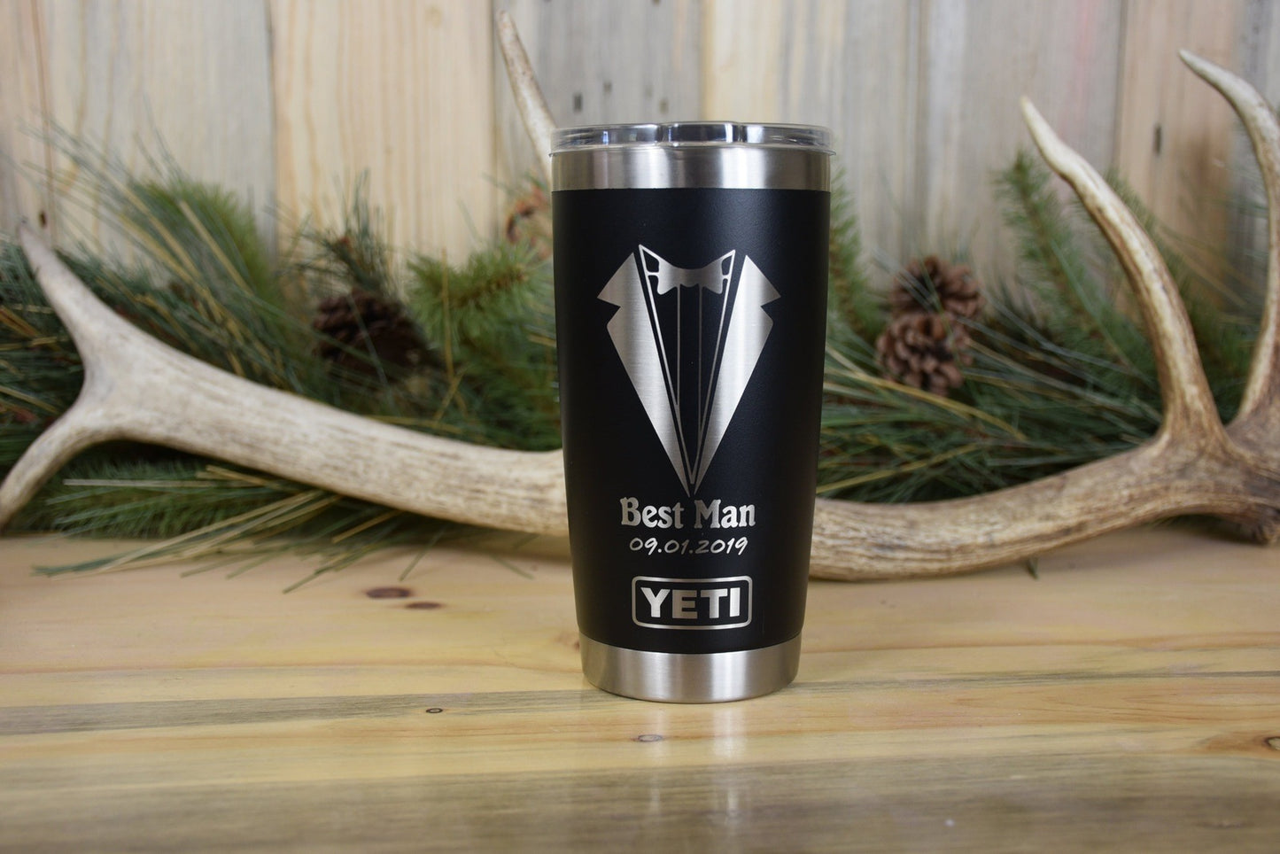 Groom and Groomsman Custom Engraved Tumbler or Bottle