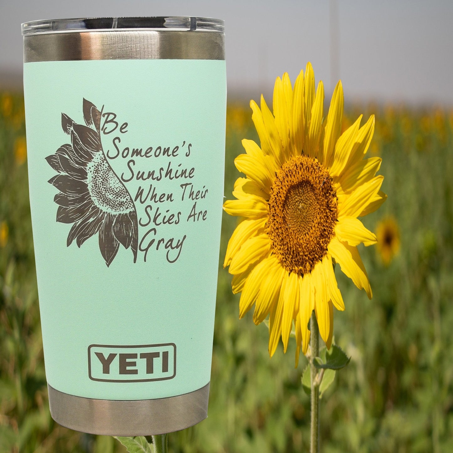 Be Sunshine Custom Engraved Tumbler or Bottle