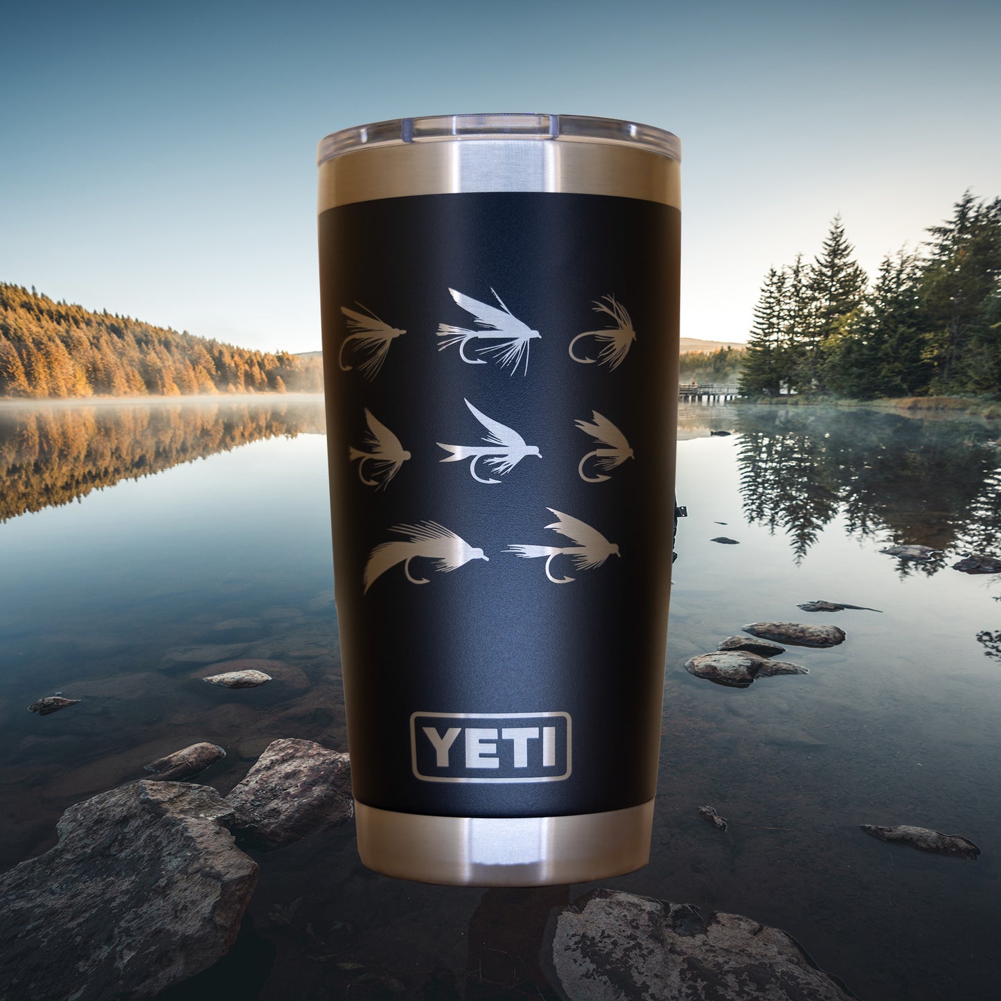 Ultimate Fly Fishing Custom Engraved Tumbler or Bottle