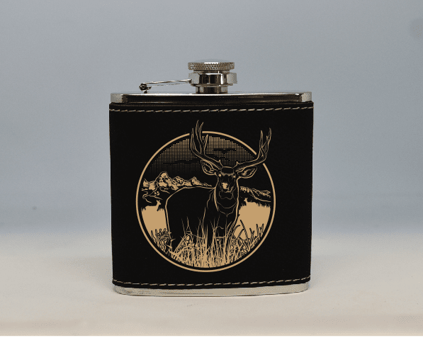 Mule Deer-Flask