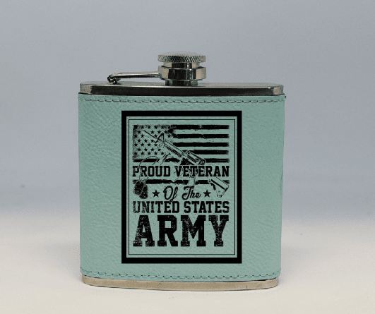 Army Veteran-Flask