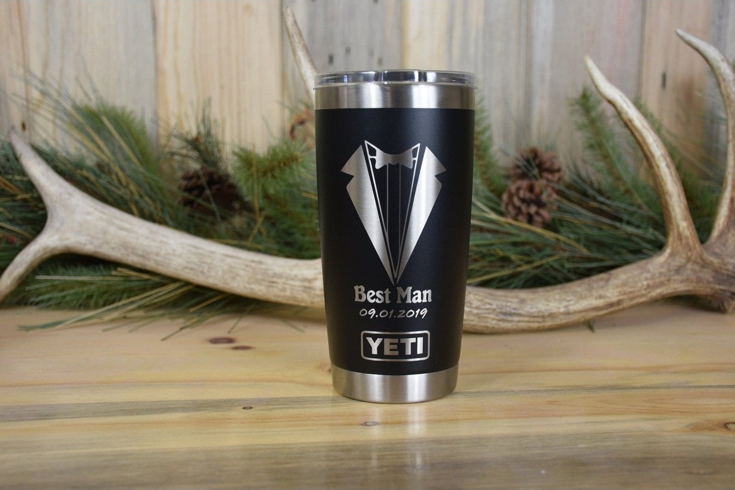 Groom and Groomsman Custom Engraved Tumbler or Bottle