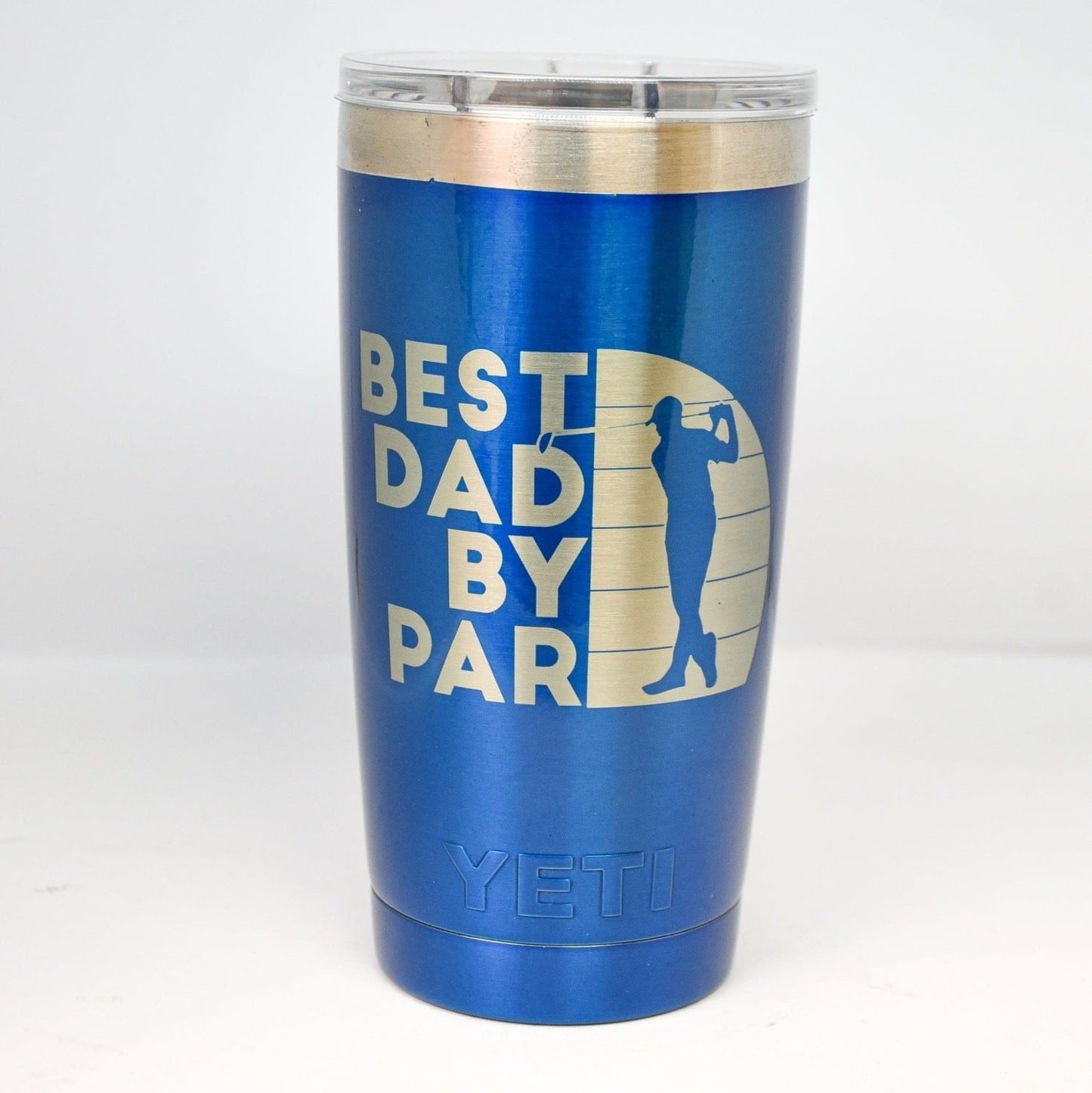 Best Dad By Par Custom Engraved Tumbler or Bottle