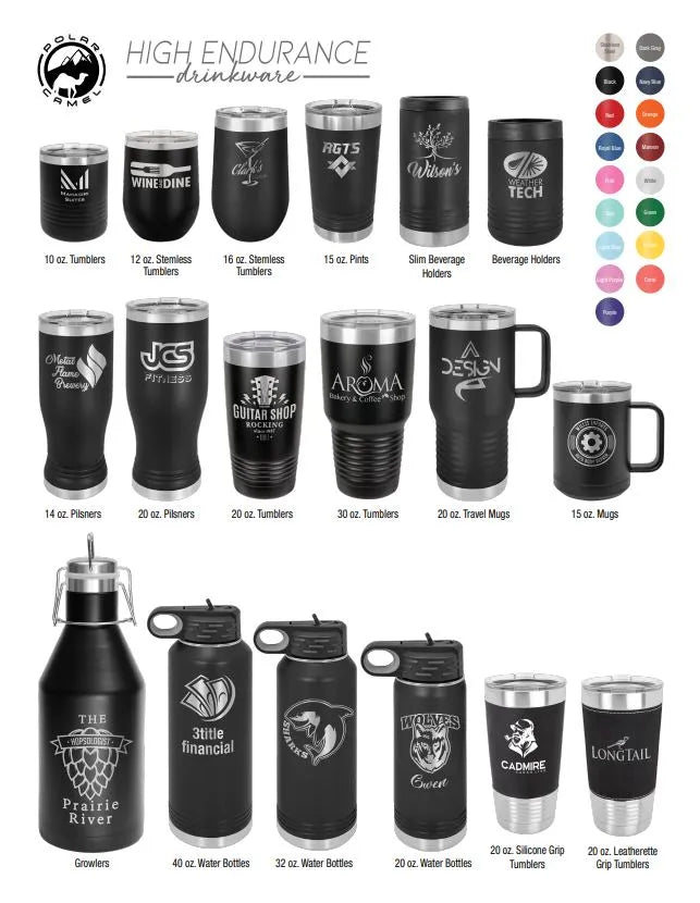 Wyoming Cowboy Steamboat Custom Engraved Tumbler or Bottle