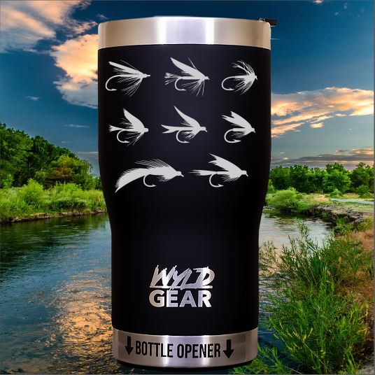 Ultimate Fly Fishing Custom Engraved Tumbler or Bottle