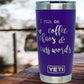 Coffee and Cusswords Custom Engraved Tumbler or Bottle