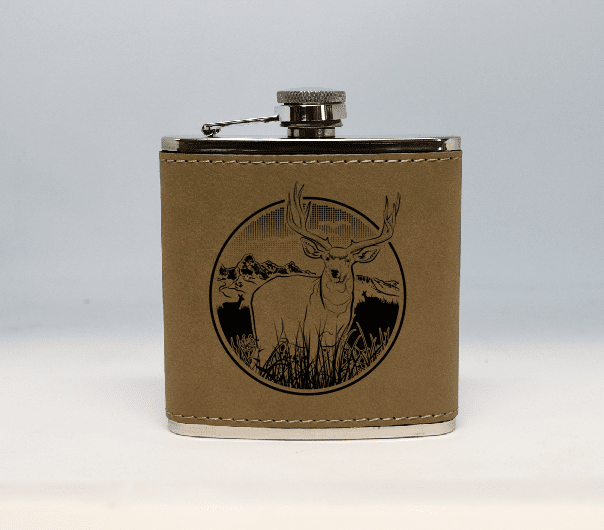 Mule Deer-Flask